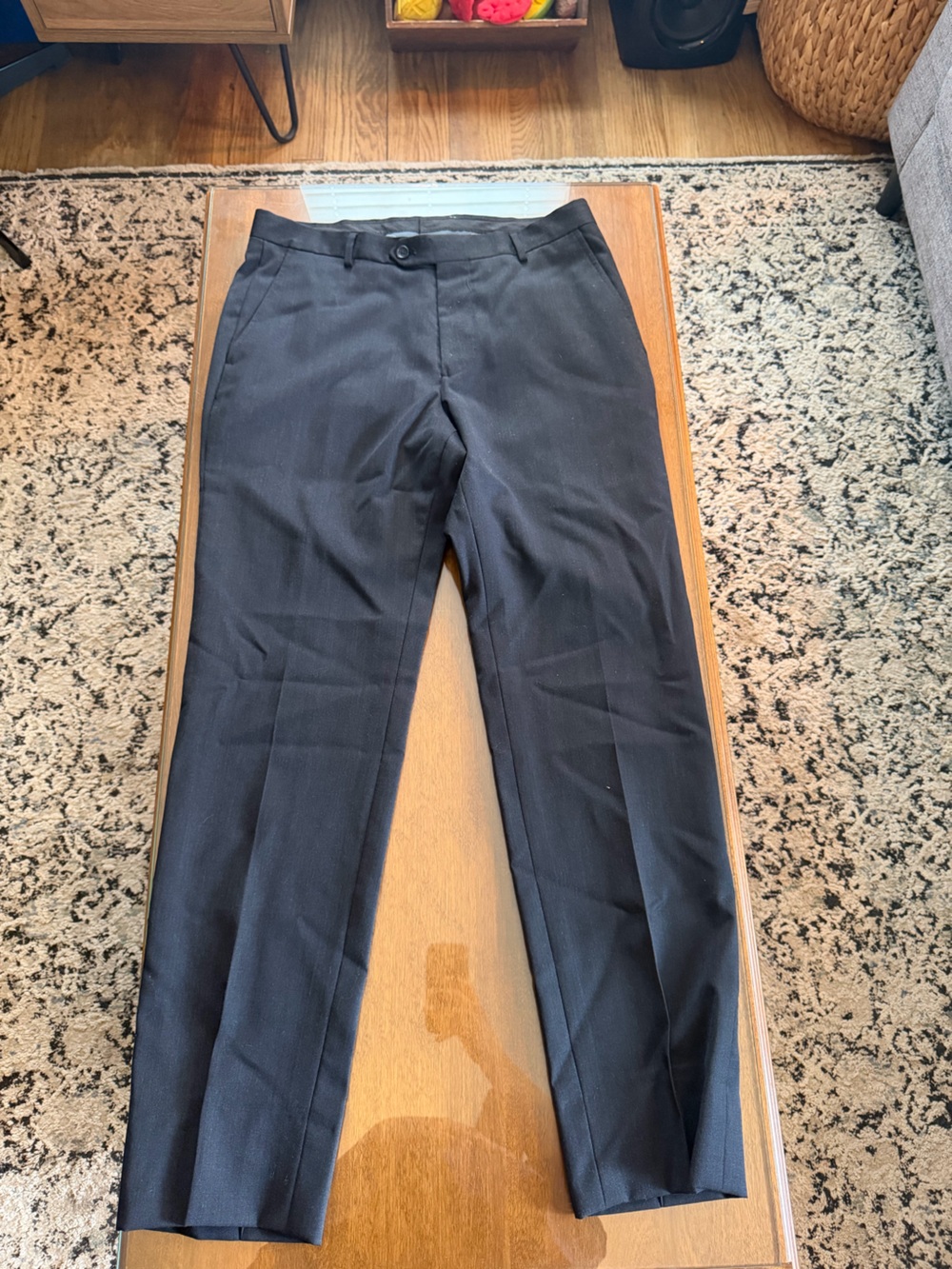 Pronto Uomo Black Men's Dress Pants
